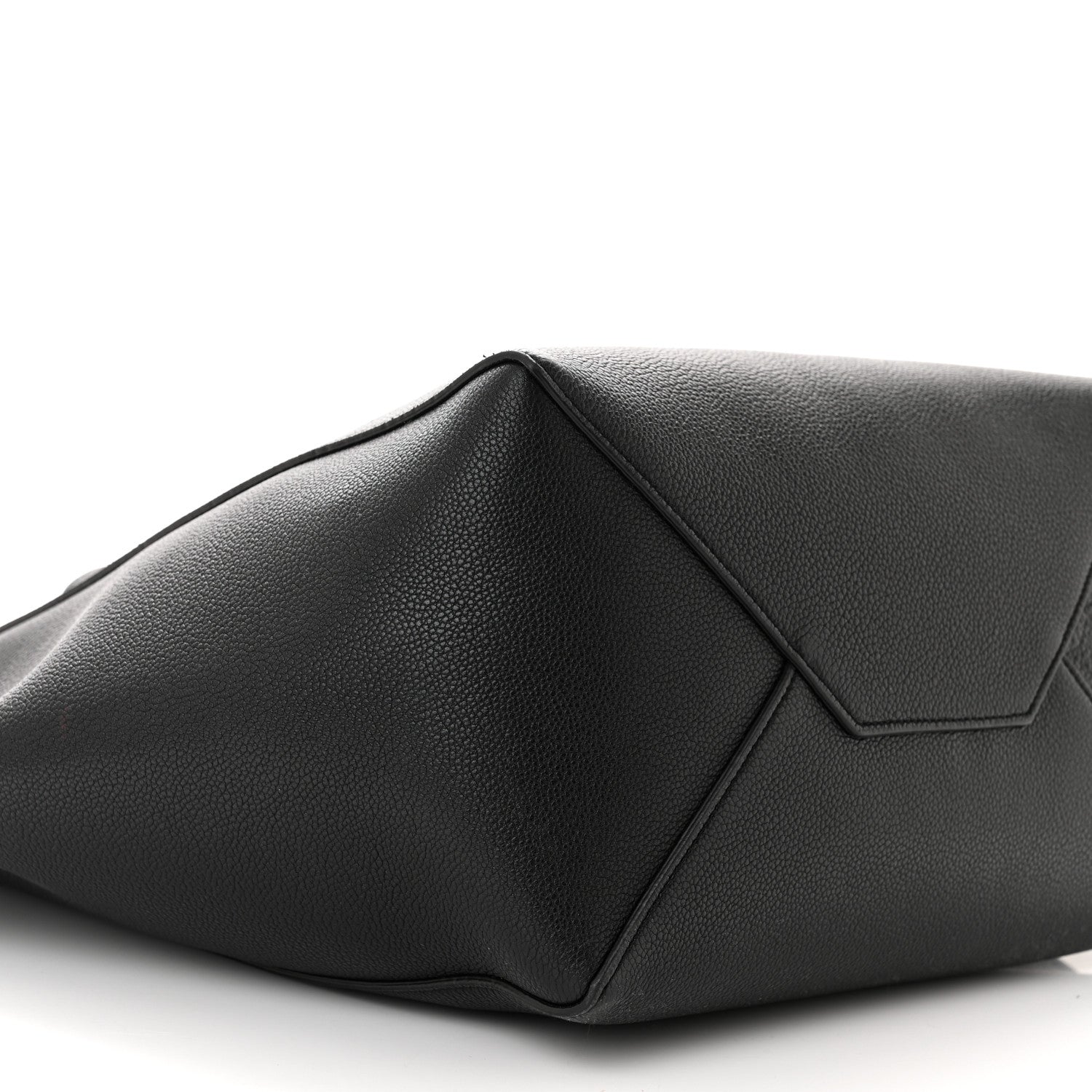Celine Soft Grained Calfskin Medium Belt Cabas Phantom Black 10 of 11