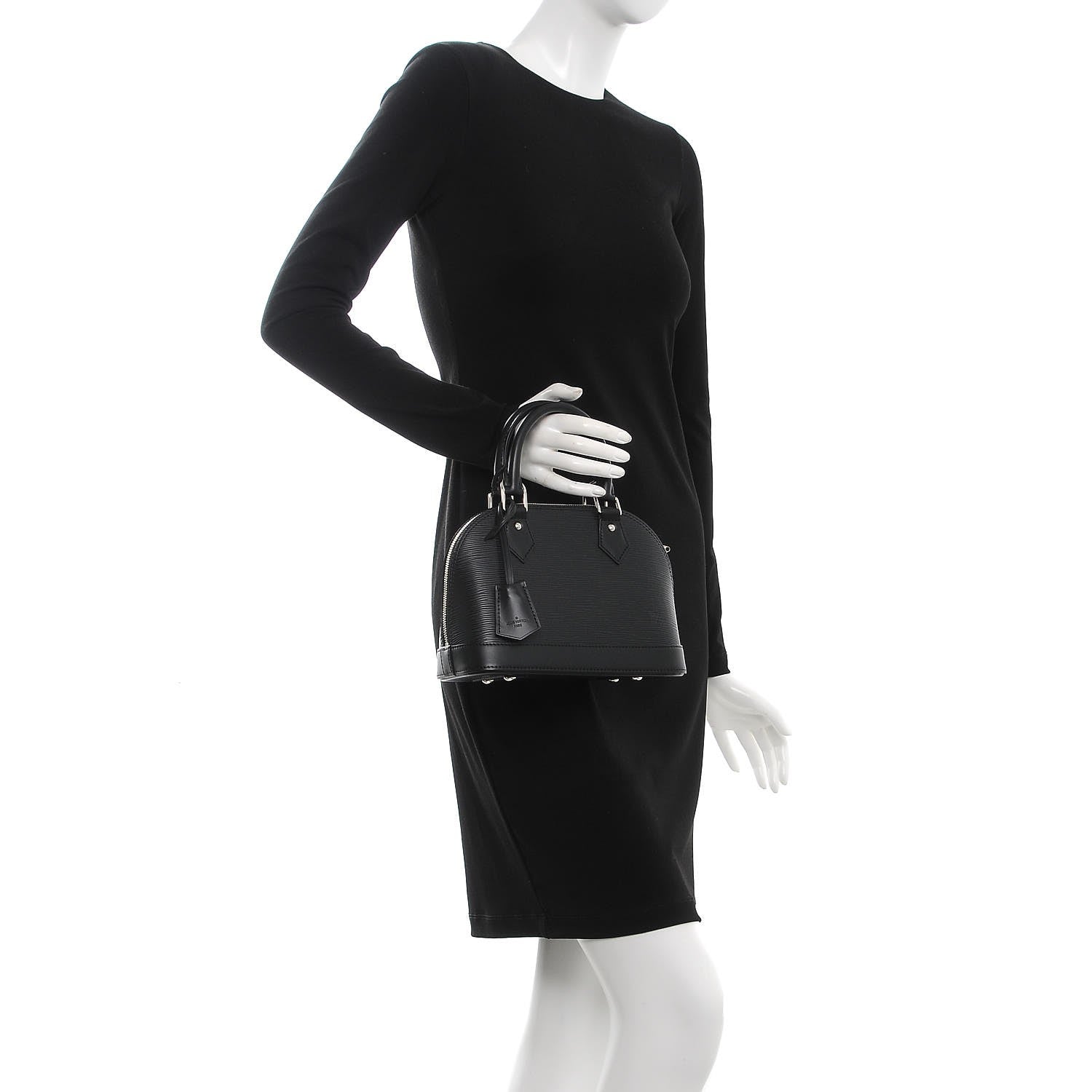 Louis Vuitton Epi Alma BB Black 2 of 8