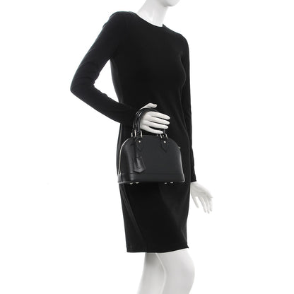 Louis Vuitton Epi Alma BB Black 2 of 8