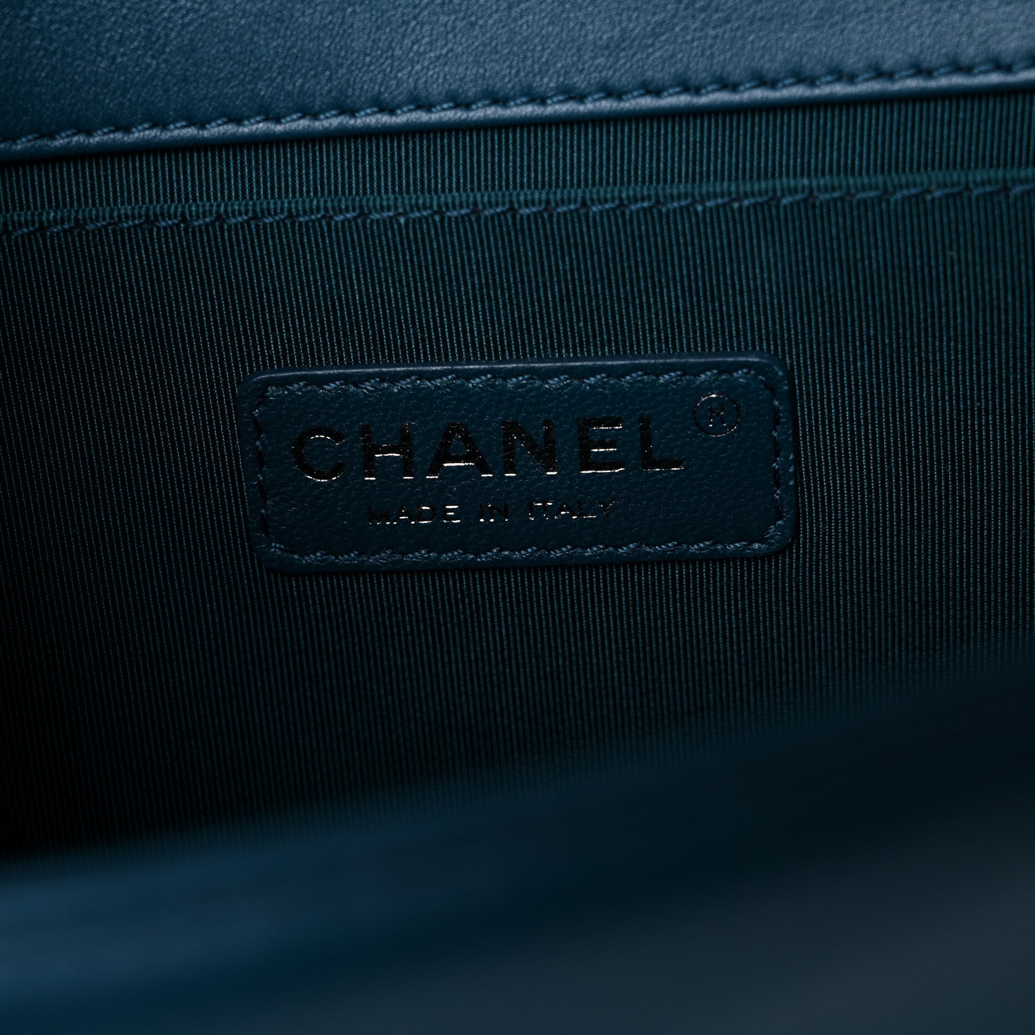Chanel Calfskin Ombre Faded Quilted Medium Boy Flap Green 5 of 18