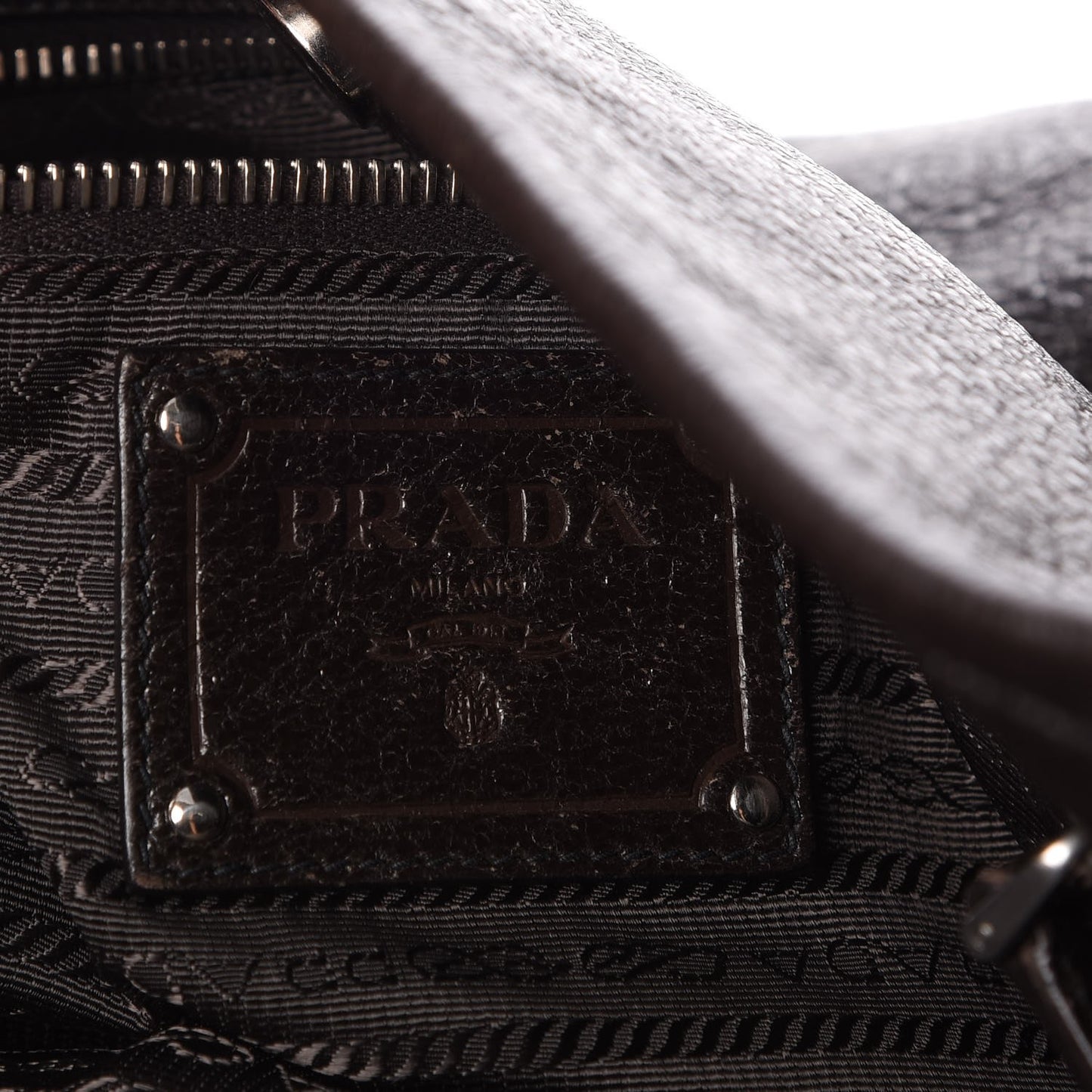 Cervo Lux Chain Shoulder Bag Ebano