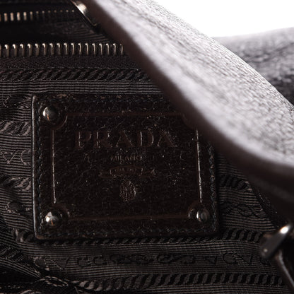 Prada Cervo Lux Chain Shoulder Bag Ebano 6 of 8