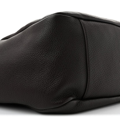Saint Laurent Grained Deerskin Bea Tote Sweet Chocolate 9 of 13