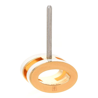 Hermes Gold Lacquered Mini Pop H Earrings White 4 of 7