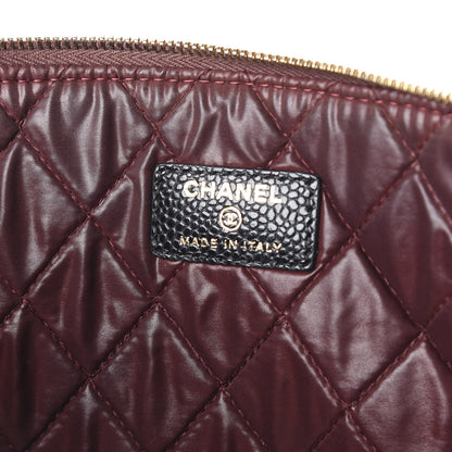Chanel Caviar Quilted Large Cosmetic Case Black 7 of 9