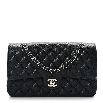 Chanel Caviar Quilted Medium Double Flap Black 1 of 10