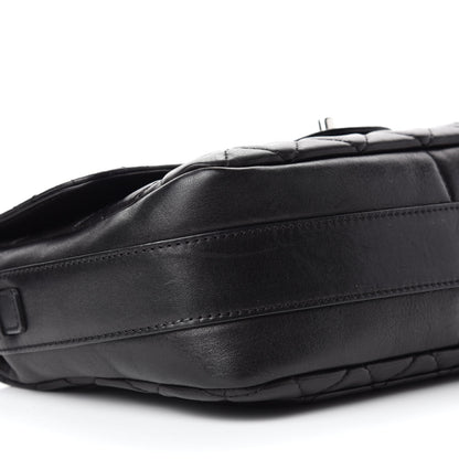 Chanel Lambskin Quilted Messenger Bag Black 6 of 11