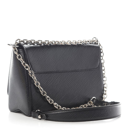 Louis Vuitton Epi Twist Shoulder Bag MM Black 3 of 13