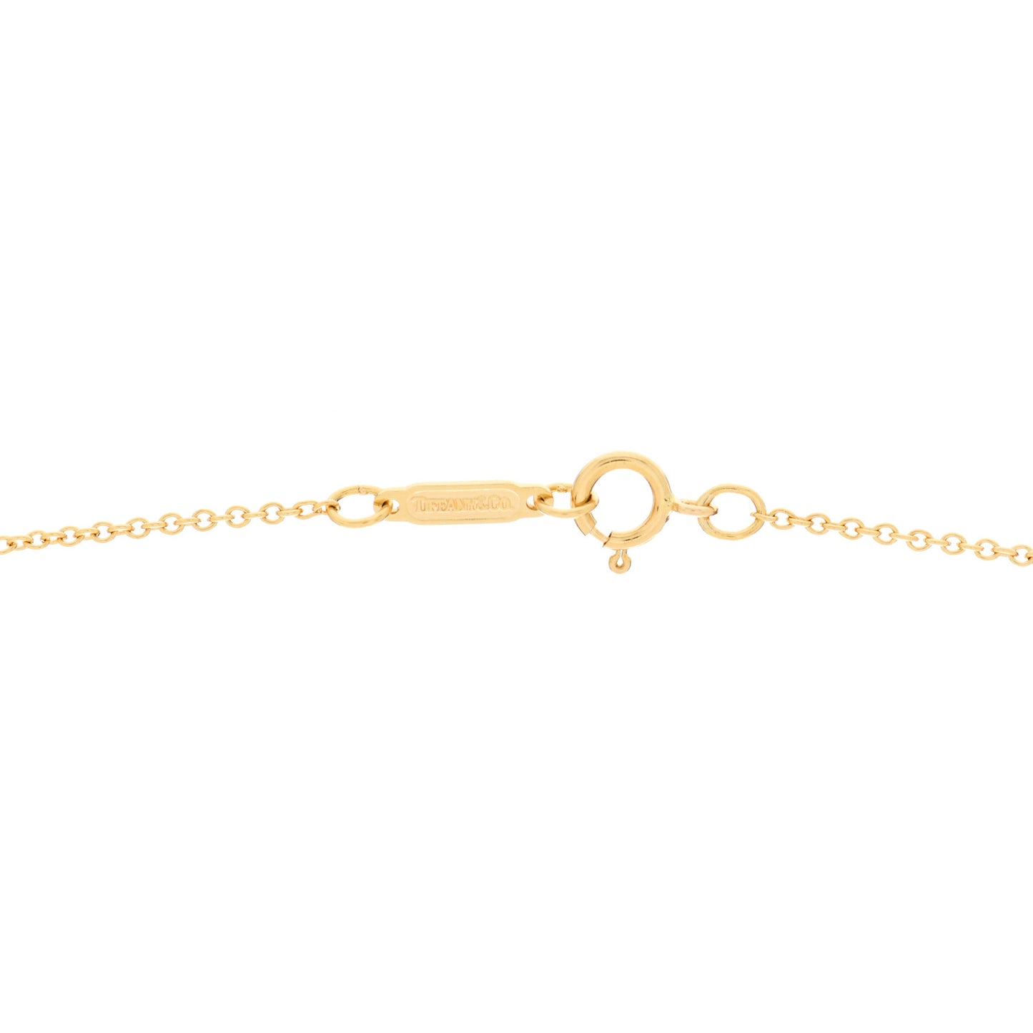 18K Yellow Gold Diamond Heart Pave Pendant Necklace