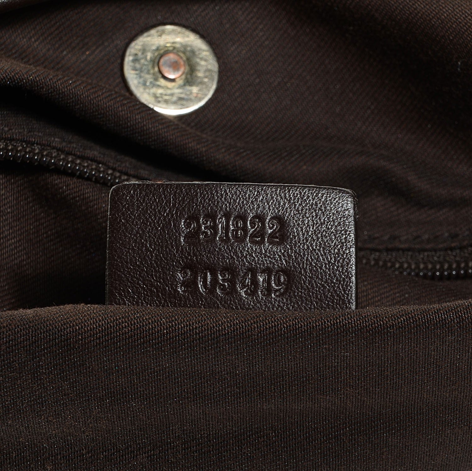 Gucci Monogram Medium New Britt Hobo Dark Brown 7 of 7