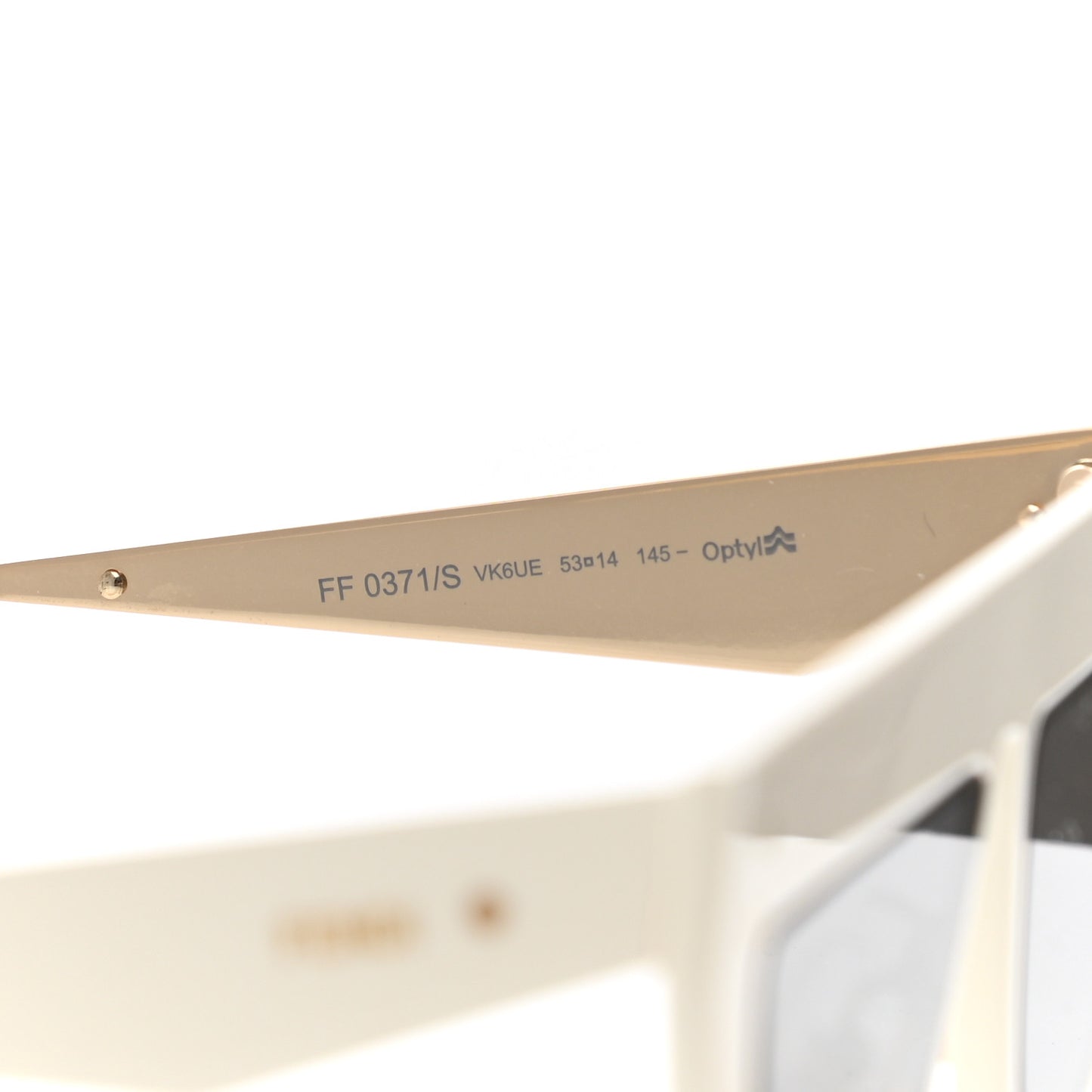Acetate Metal Defender Sunglasses FF 0371/S White