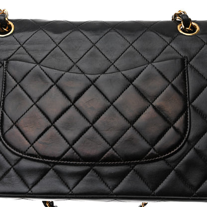 Chanel Lambskin Quilted Medium Double Flap Black 16 of 16