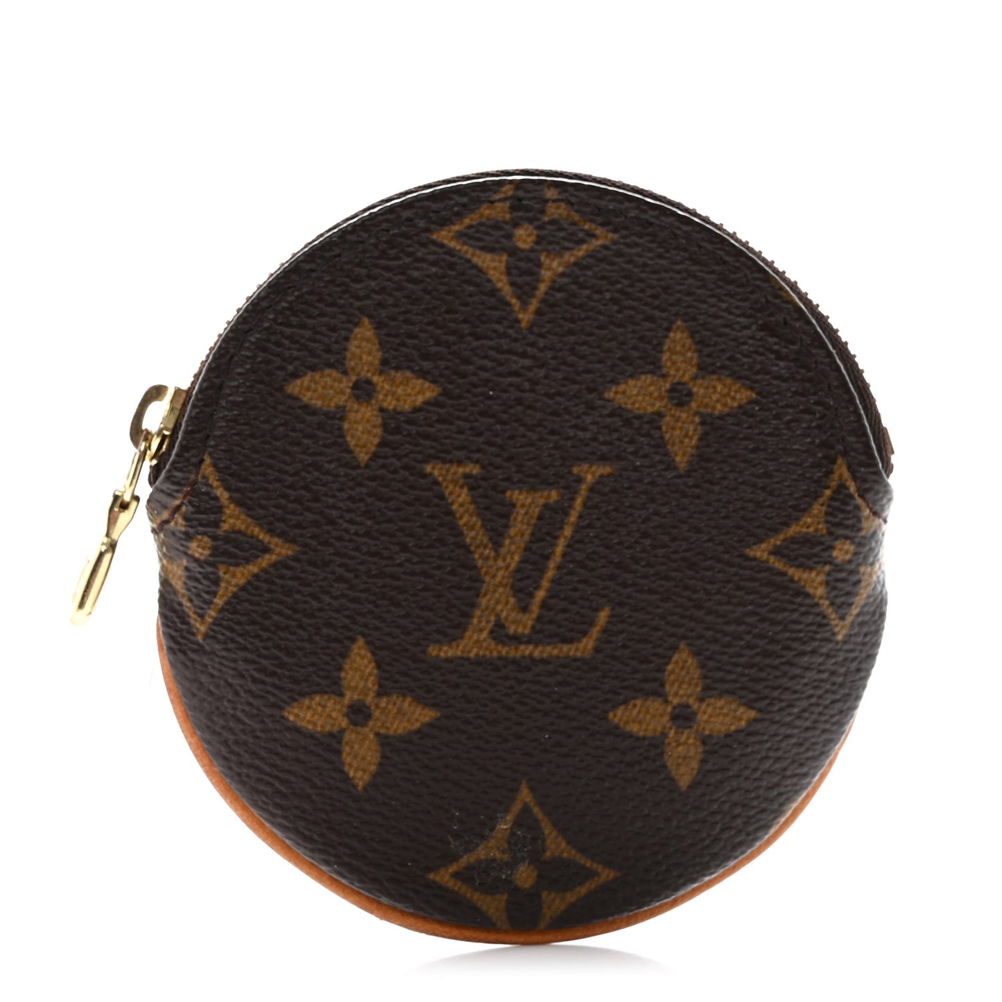 Monogram Round Coin Purse