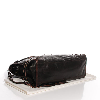 Balenciaga Chevre Classic Hardware City Chocolate 4 of 15