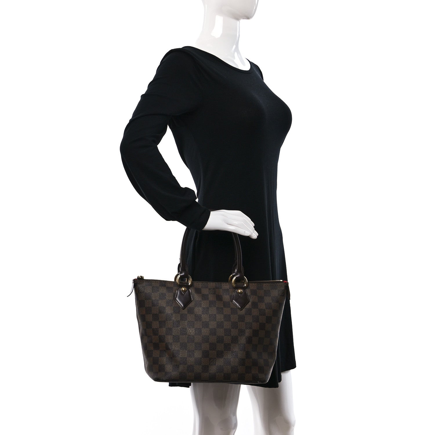 Louis Vuitton Damier Ebene Saleya PM 2 of 15
