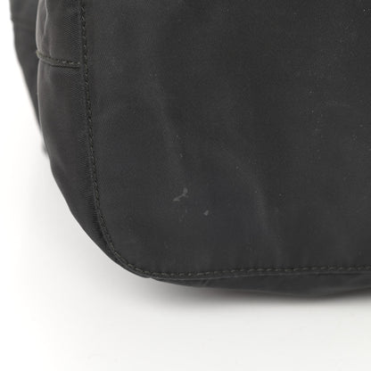 Prada Nylon Tessuto Acciaio Chain Shoulder Bag Black 11 of 12