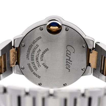 Cartier Stainless Steel 18K Yellow Gold 33mm Ballon Bleu De Cartier Automatic Watch 4 of 4