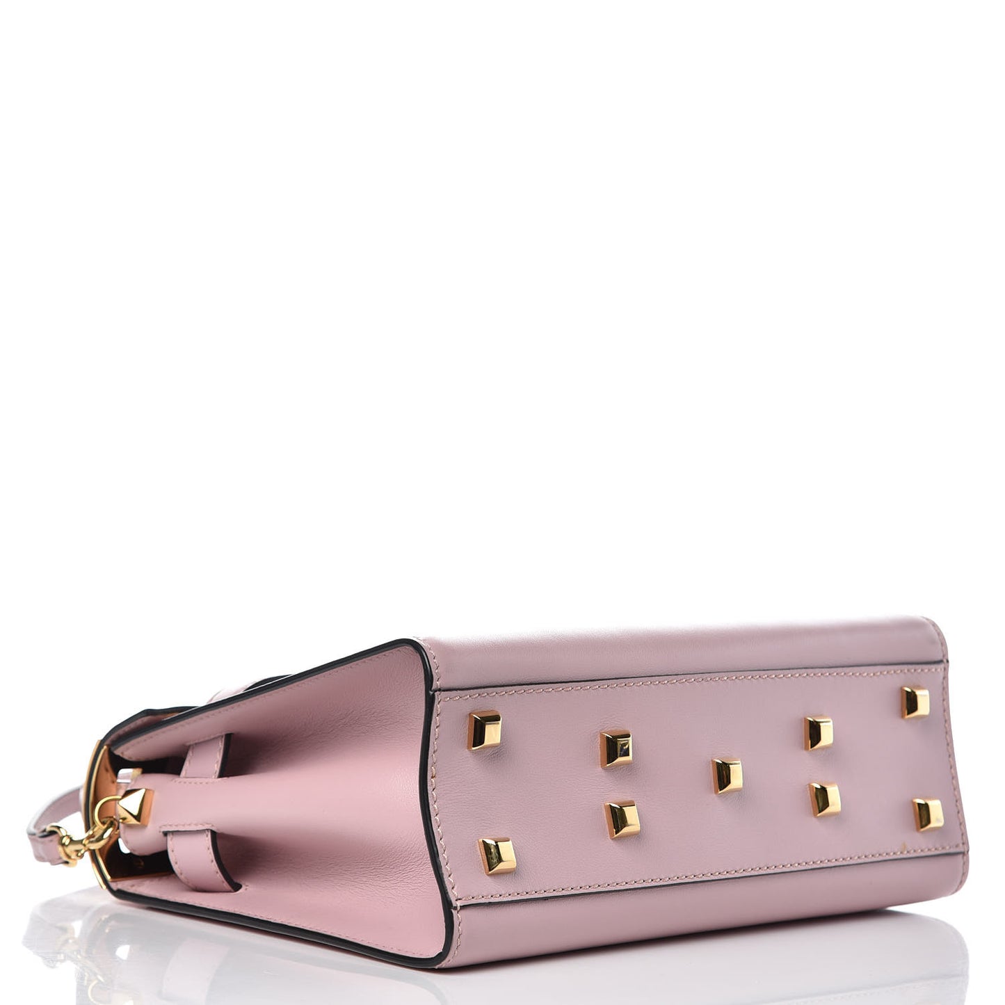 Vitello Small My Rockstud Frame Bag Poudre