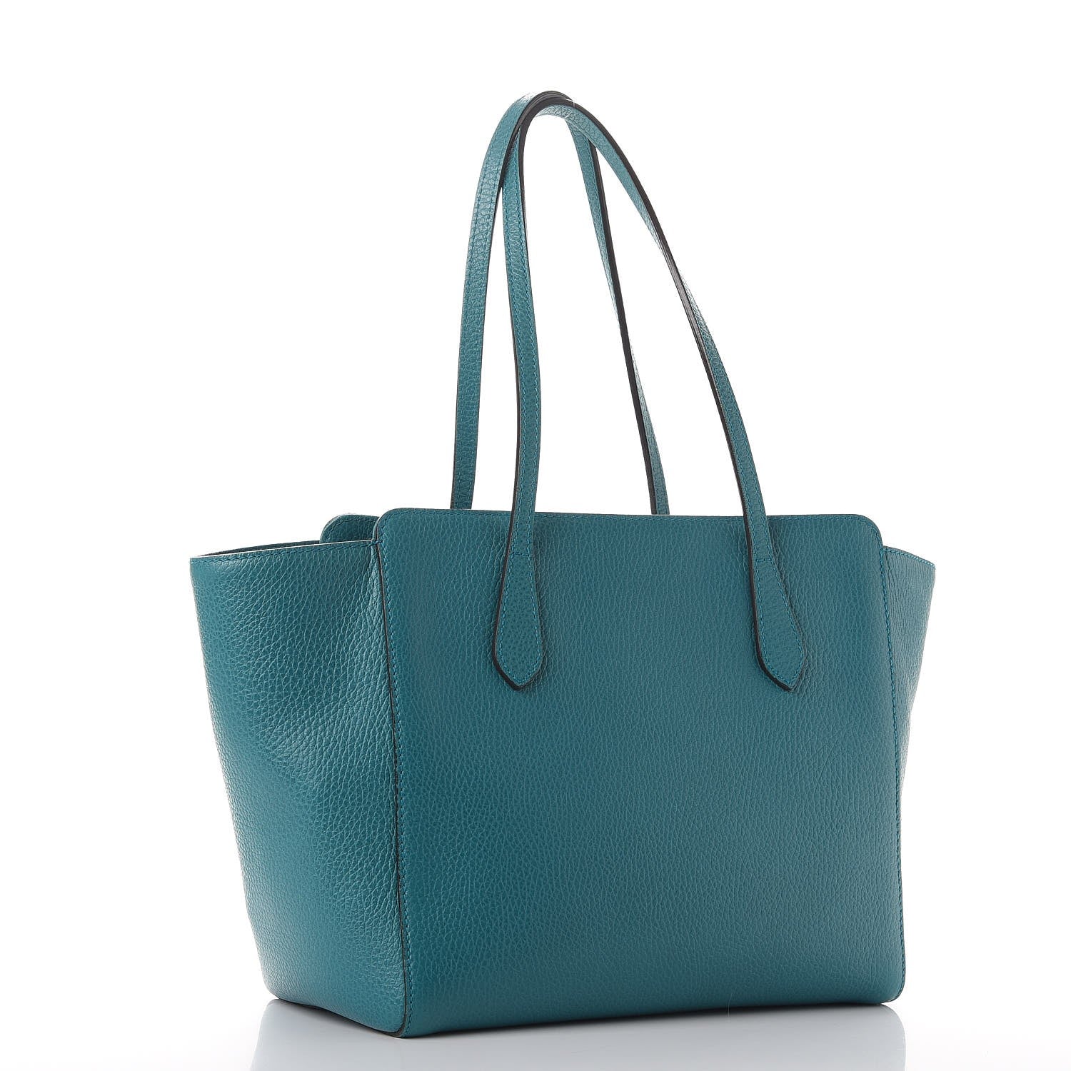Gucci Dollar Calfskin Small Swing Tote Deep Cobalt 3 of 7