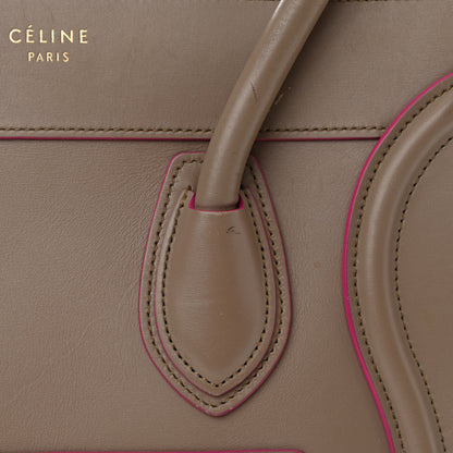 Celine Palmelato Calfskin Micro Luggage Beige 13 of 20