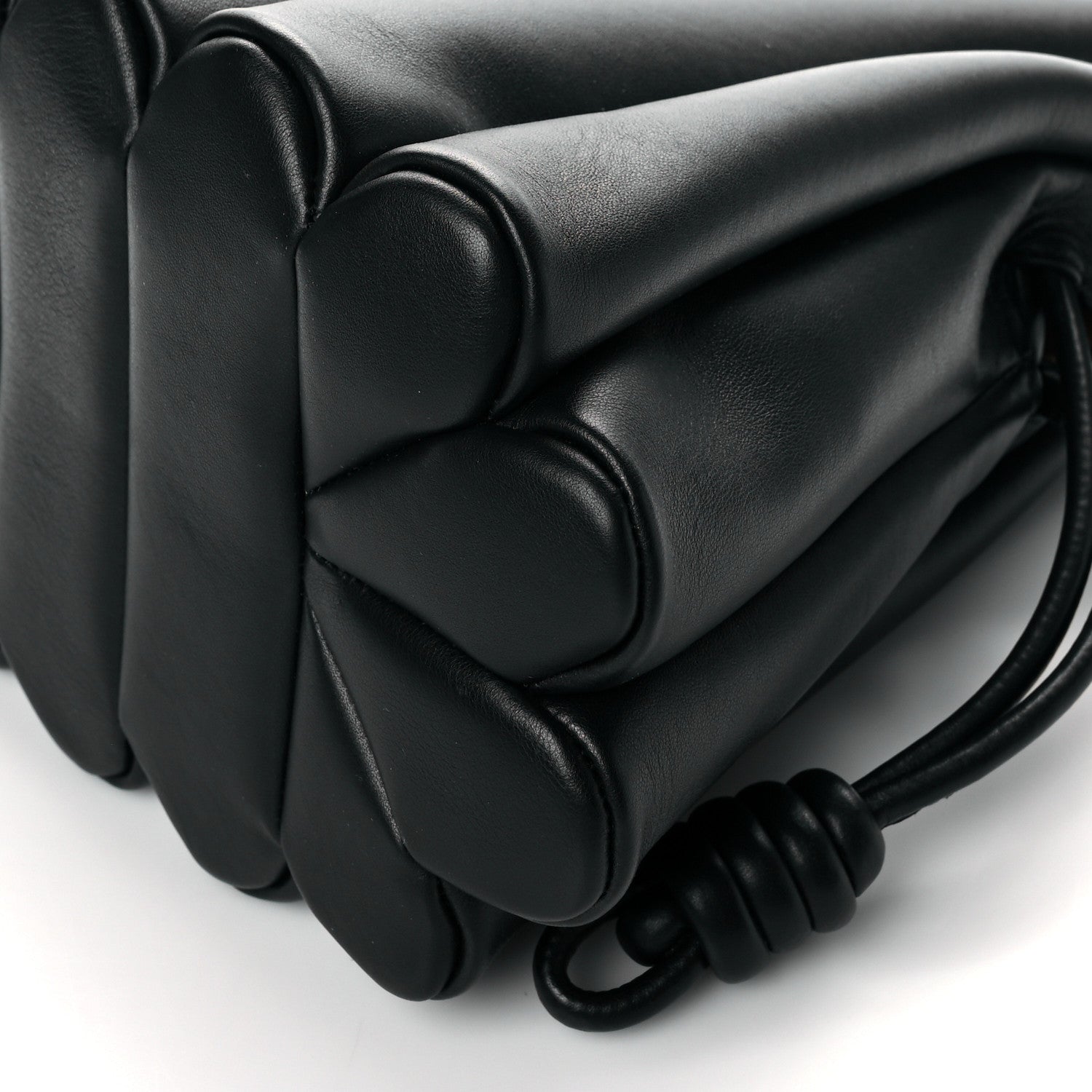Loewe Calfskin Ondas Flamenco Knot Bag Black 9 of 9