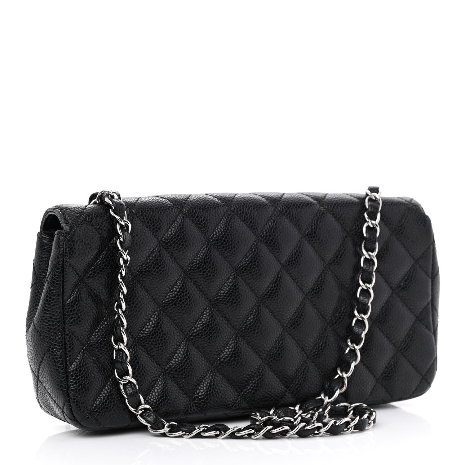Chanel Caviar Quilted East West Flap Black 3 of 10