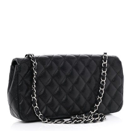 Chanel Caviar Quilted East West Flap Black 3 of 10