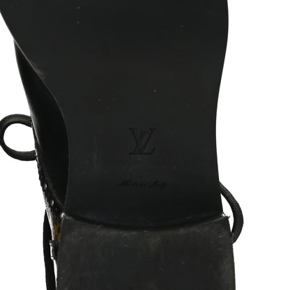 Louis Vuitton Calfskin Monogram Boyish Ranger Boots 40 Black 7 of 12
