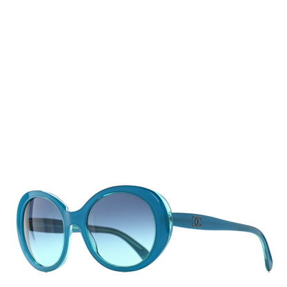 Chanel CC Sunglasses 5238 Turquoise 1 of 8