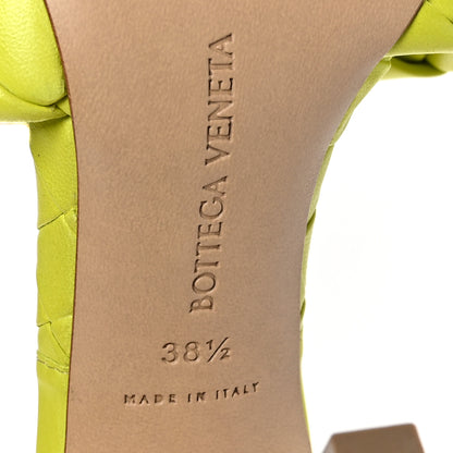 Bottega Veneta Nappa Maxi Intrecciato Lido 90mm Mule Sandals 38.5 Kiwi 7 of 8