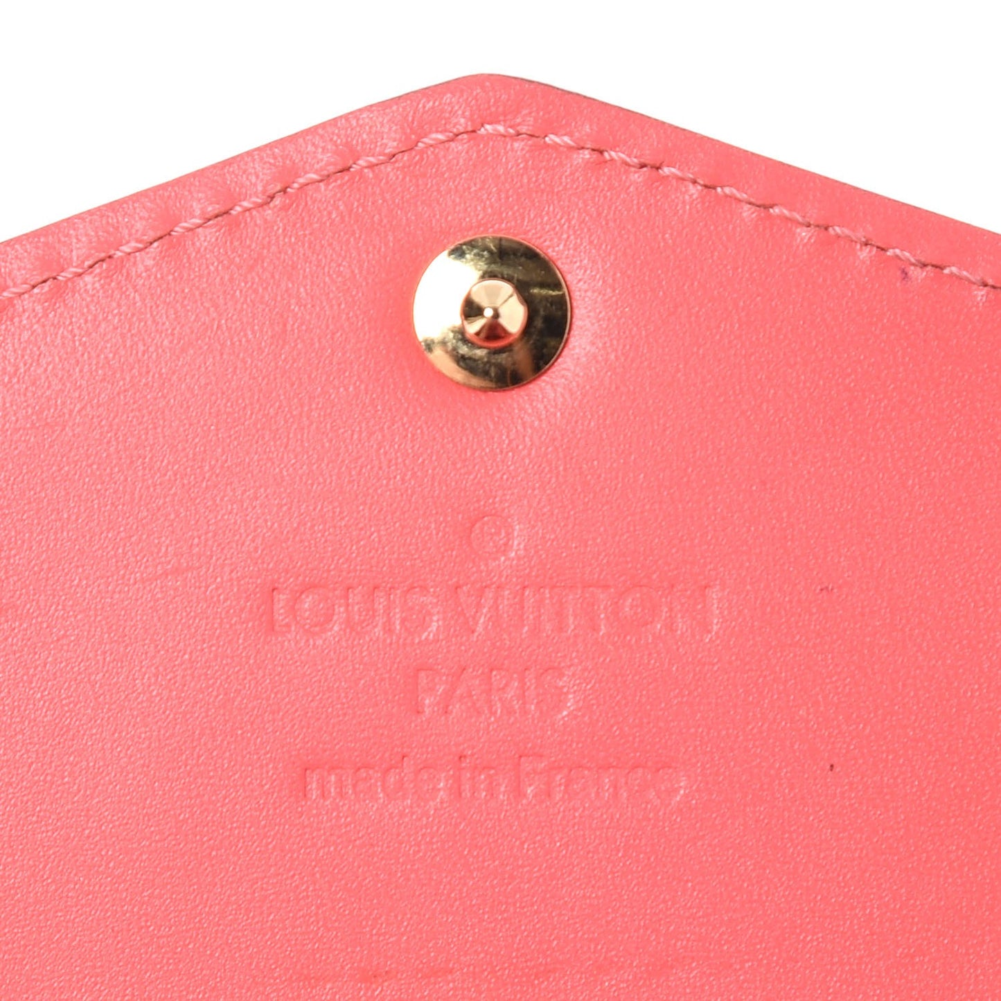 Vernis Sarah Wallet NM Rose Litchi