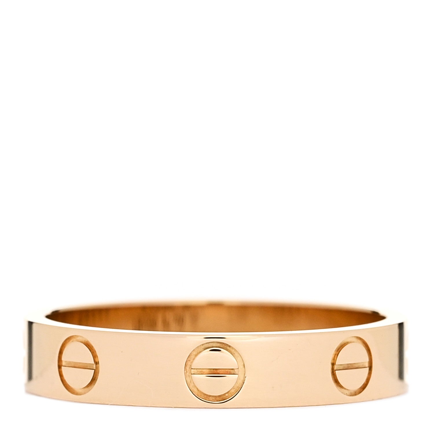 Cartier 18K Yellow Gold 3.5mm LOVE Wedding Band Ring 52 6 3 of 5
