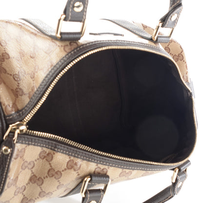 Gucci Crystal Monogram Medium Joy Boston Dark Brown 5 of 7
