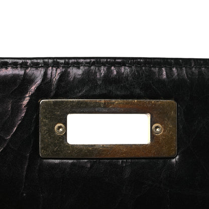 Chanel Glazed Calfskin Quilted Rita Top Handle Flap Black 16 of 20