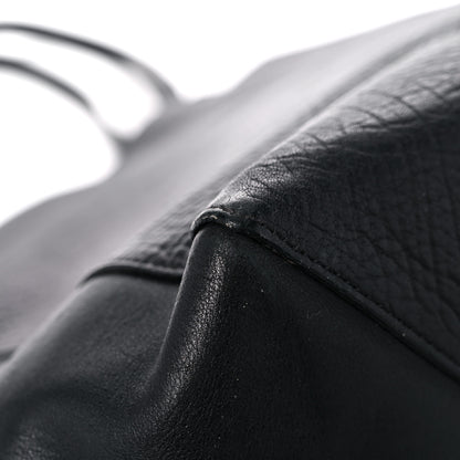 Celine Elephant Calfskin Medium Horizontal Cabas Phantom Black 9 of 19