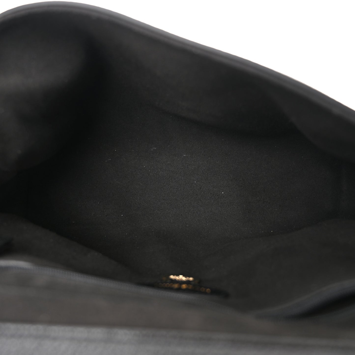 Glossy Goatskin Medium Lily Black