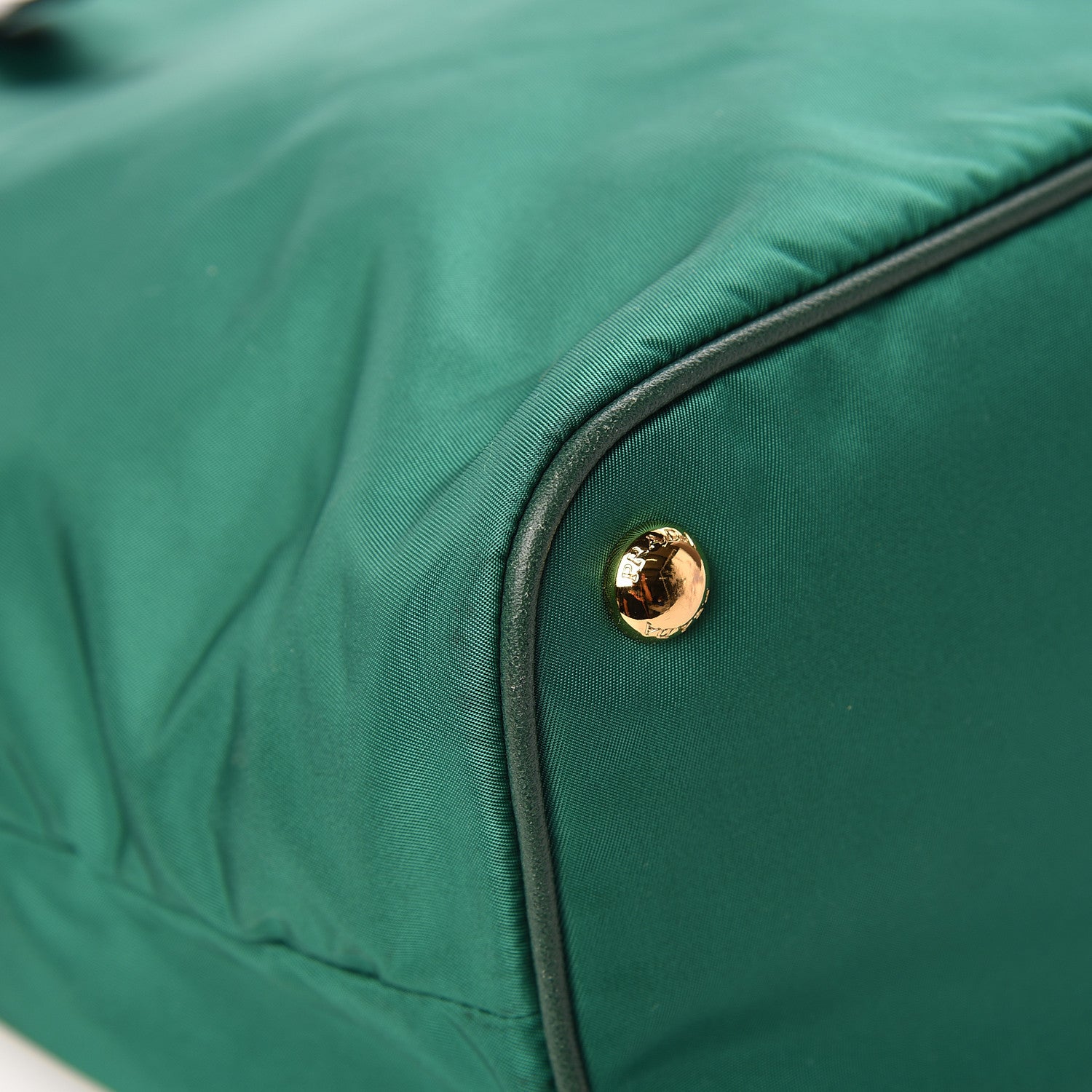 Prada Tessuto Nylon Saffiano Tote Oleandro 11 of 17
