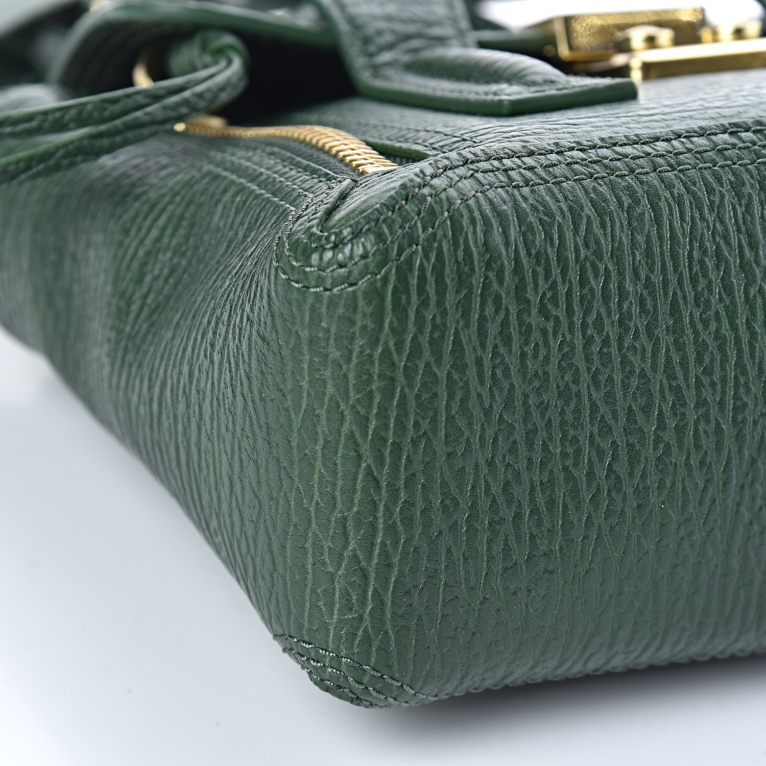 3.1 Phillip Lim 3.1 Textured Calfskin Mini Pashli Satchel Jade 5 of 11