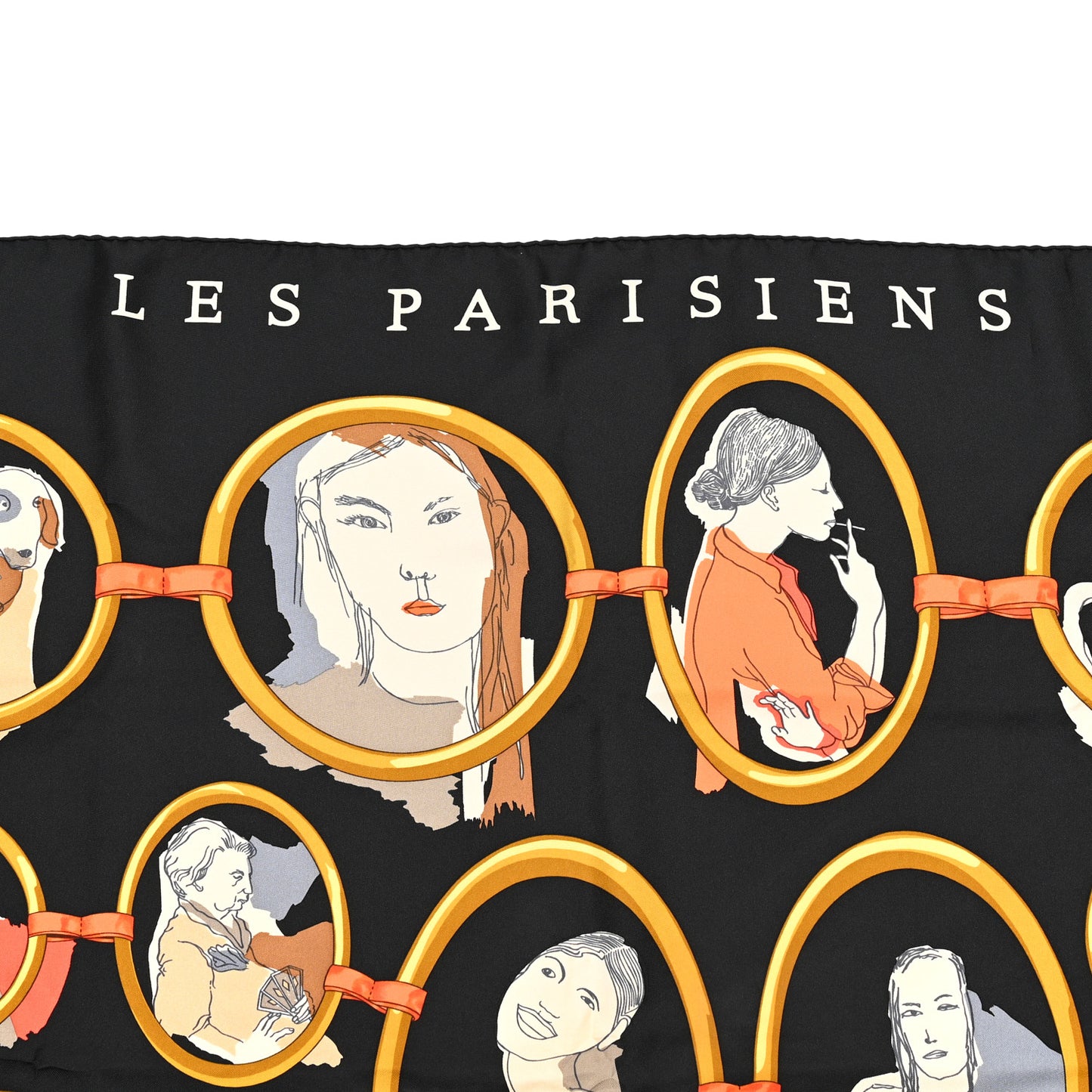 Silk Les Parisiens Scarf 90