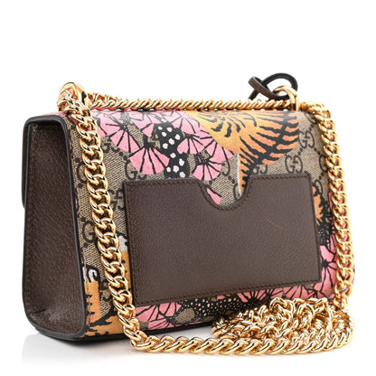 Gucci GG Supreme Monogram Bengal Small Padlock Shoulder Bag Beige Pink 3 of 10