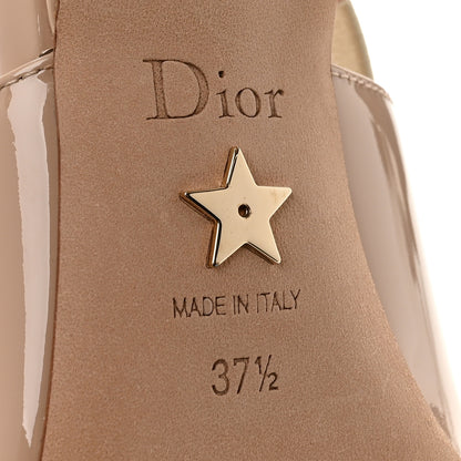 Christian Dior Patent Ribbon J'Adior Slingback 65mm Pumps 37.5 Nude 8 of 10