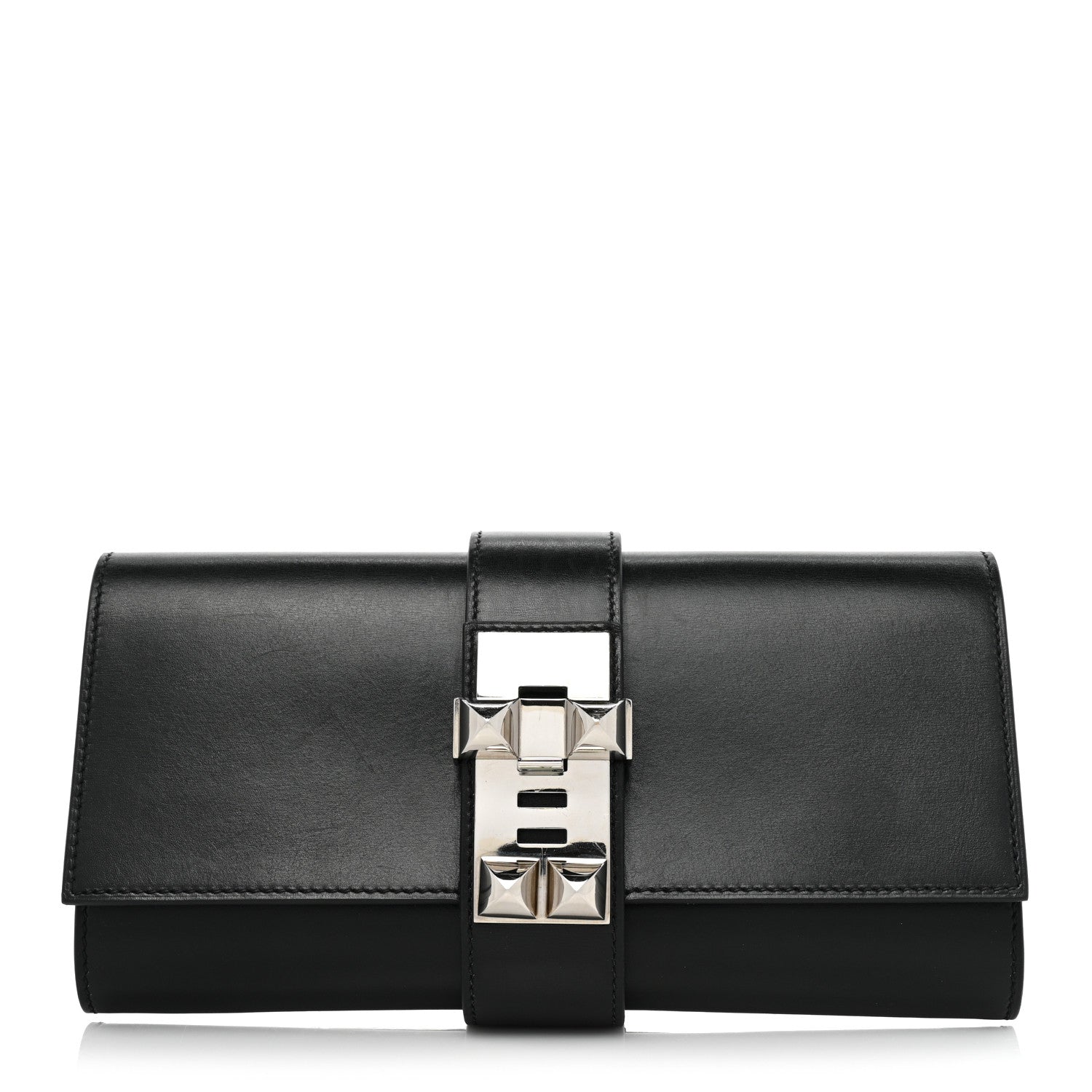 Hermes Box Medor 23 Clutch Black 1 of 15