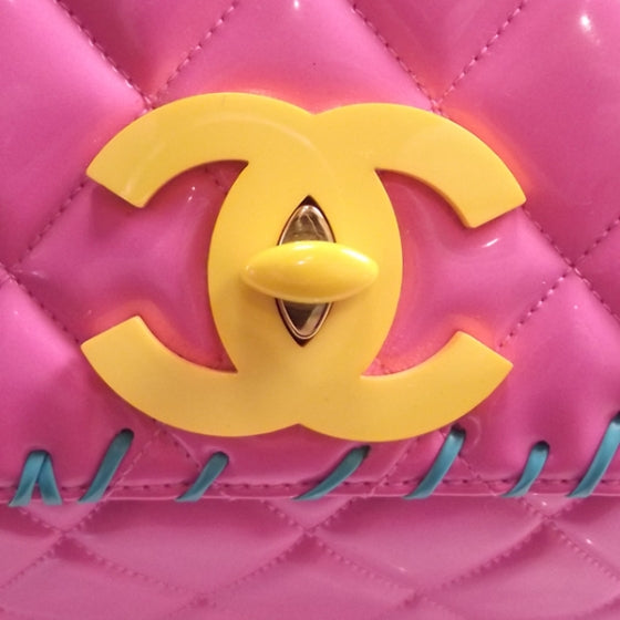 Chanel Vinyl Quilted Flap 7 of 13