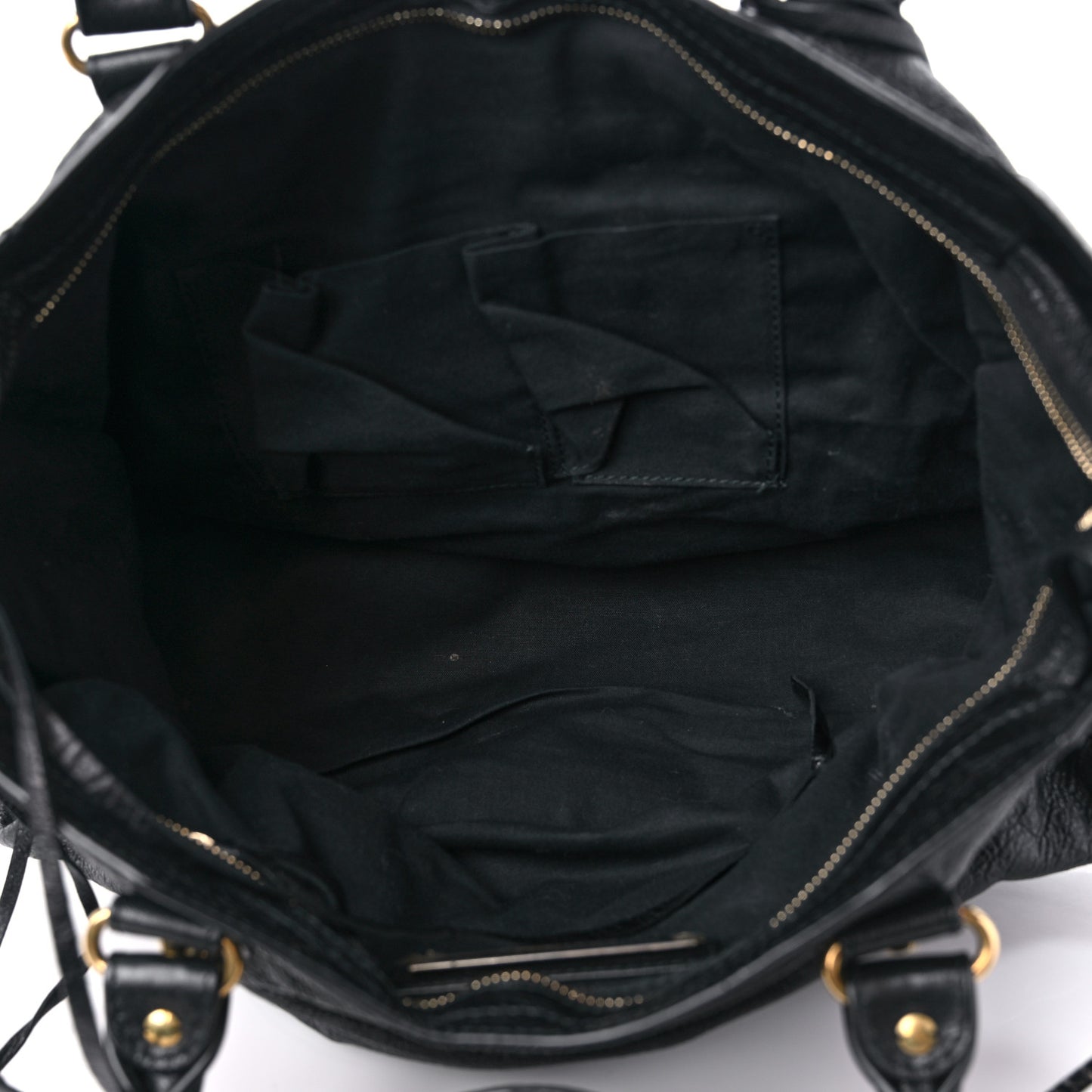 Agneau Classic Gold Hardware City Black
