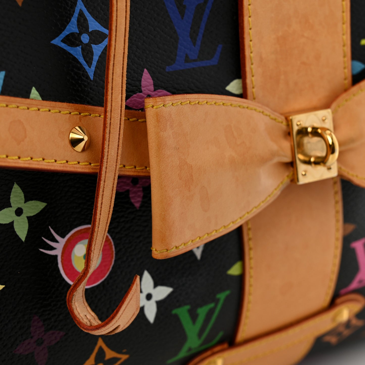 Monogram Multicolor Murakami Eye Love You Black