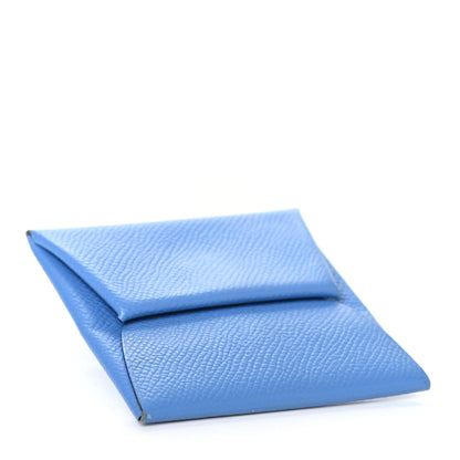 Hermes Epsom Bastia Coin Purse Bleu Paradis 4 of 6