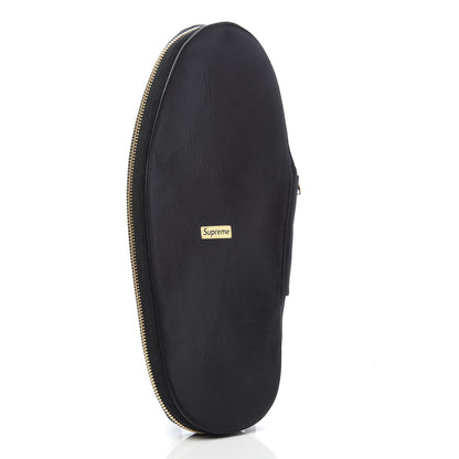 Louis Vuitton X SUPREME Lambskin Mens Hugh Slippers 8 Black 9 of 12