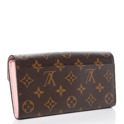Louis Vuitton Monogram Sarah Wallet NM Rose Ballerine 3 of 8