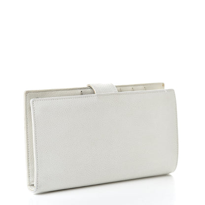 Chanel Caviar Timeless CC French Wallet White 3 of 14