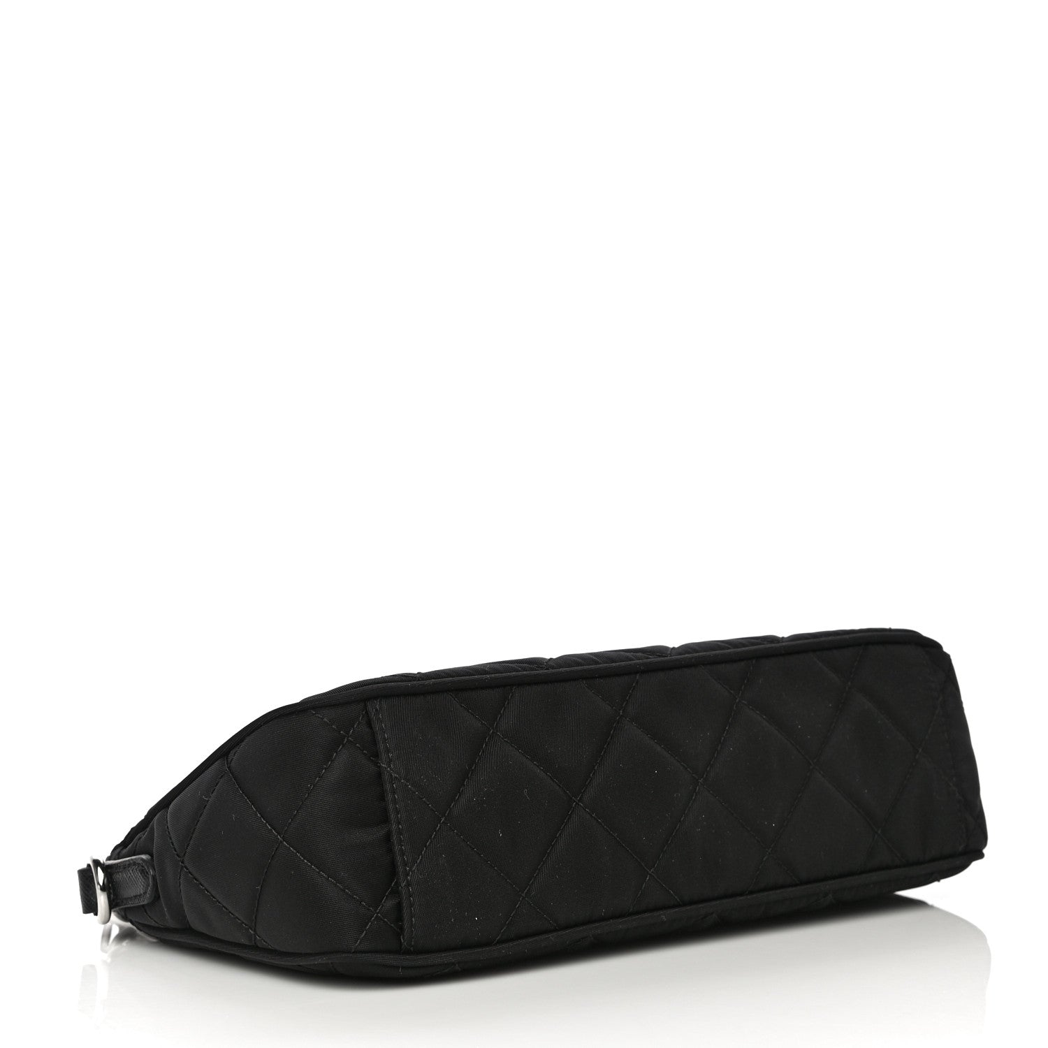 Prada Nylon Tessuto Impuntu Quilted Crossbody Bag Black 4 of 9
